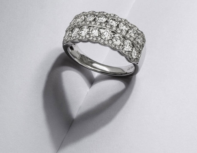 Platinum Bridal Le Vian Anniversary Ring